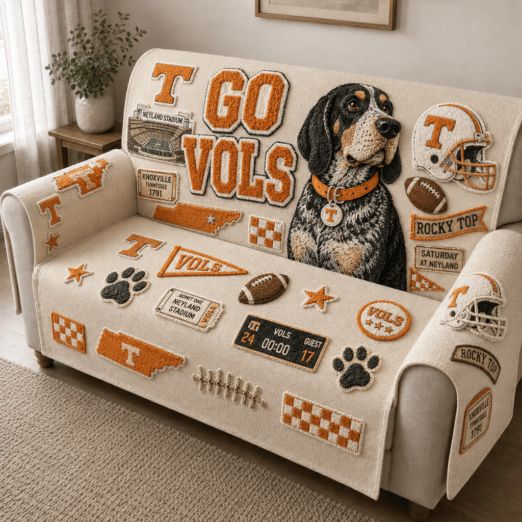 TVF Tufted Sofa Cover & Pillow Set HTTT