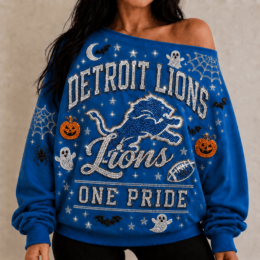 DTL 3D SHOULDER RHINESTONE SWEATSHIRT DNBN