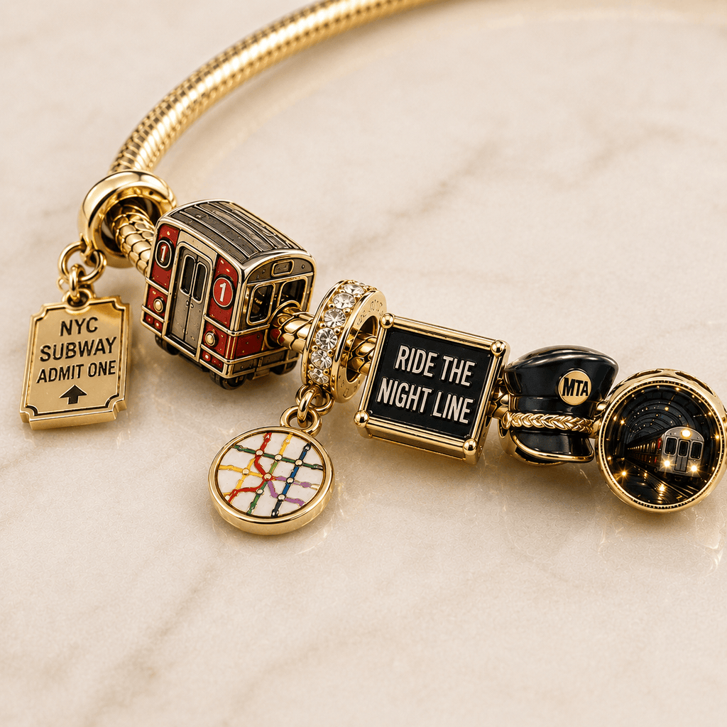 SBWY Gold Charm Bracelet Set PTT