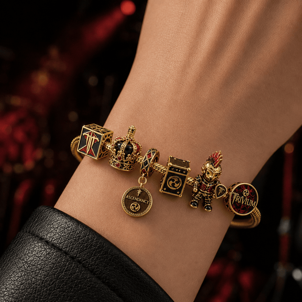 TVM Gold Charm Bracelet Set PTT