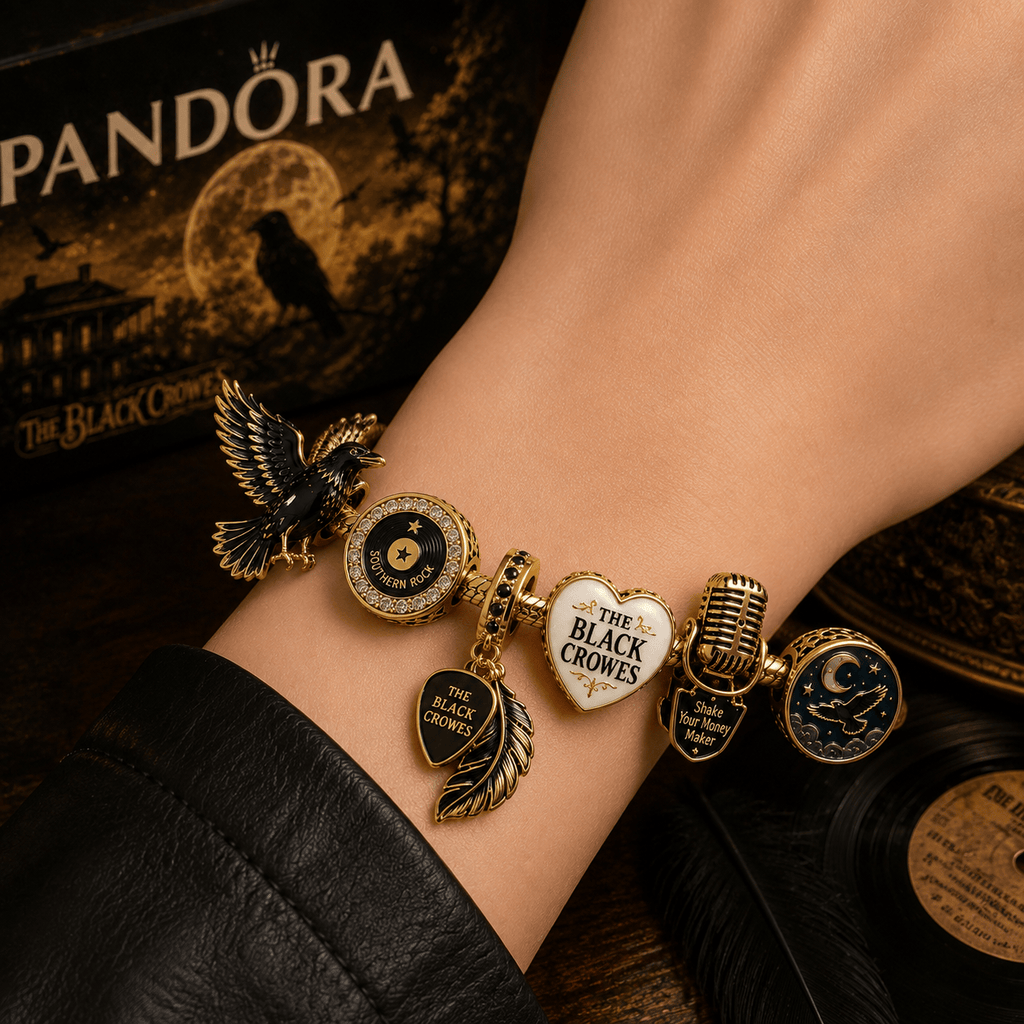 TBC Gold Charm Bracelet Set PTT