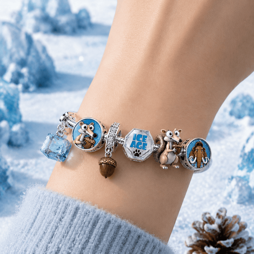 IAGE Sliver Charm Bracelet Set PTT