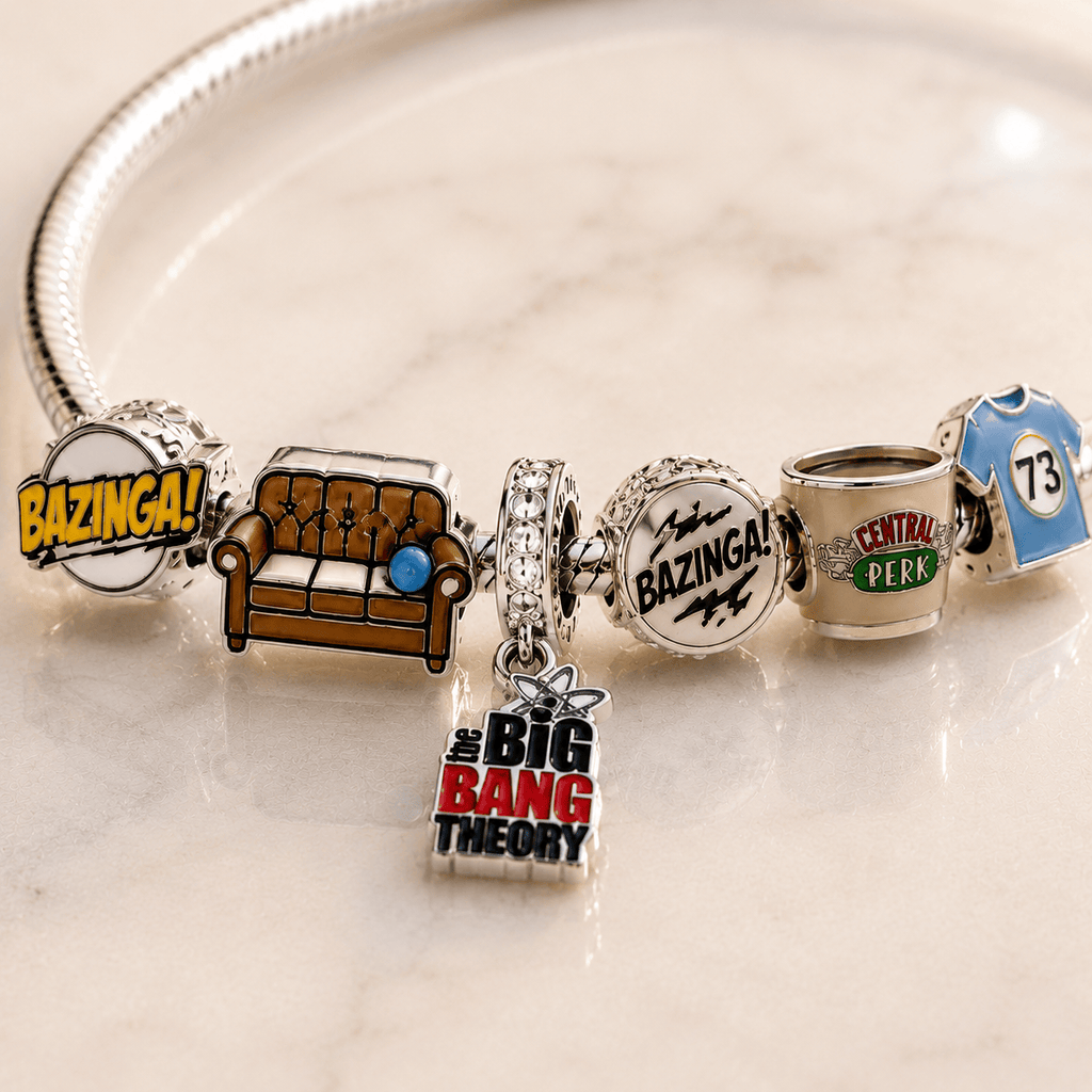 TBBT Sliver Charm Bracelet Set PTT