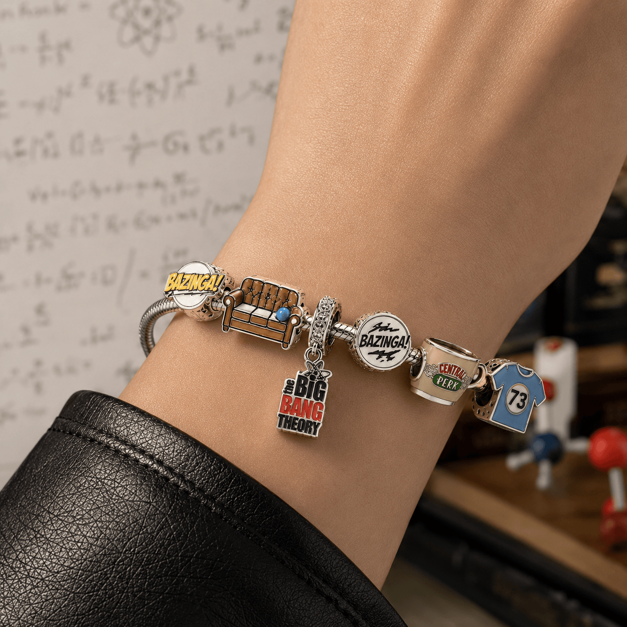 TBBT Sliver Charm Bracelet Set PTT