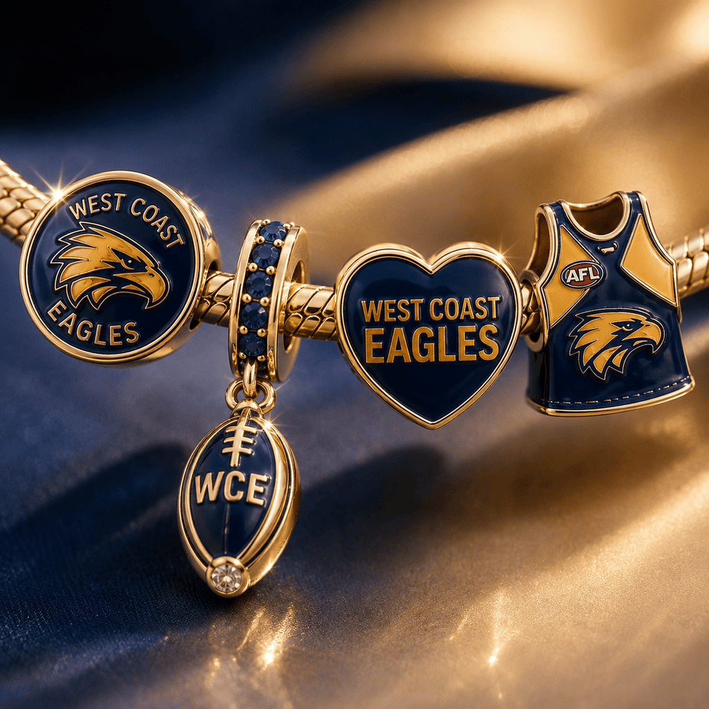 WCE Gold Charm Bracelet Set VTH