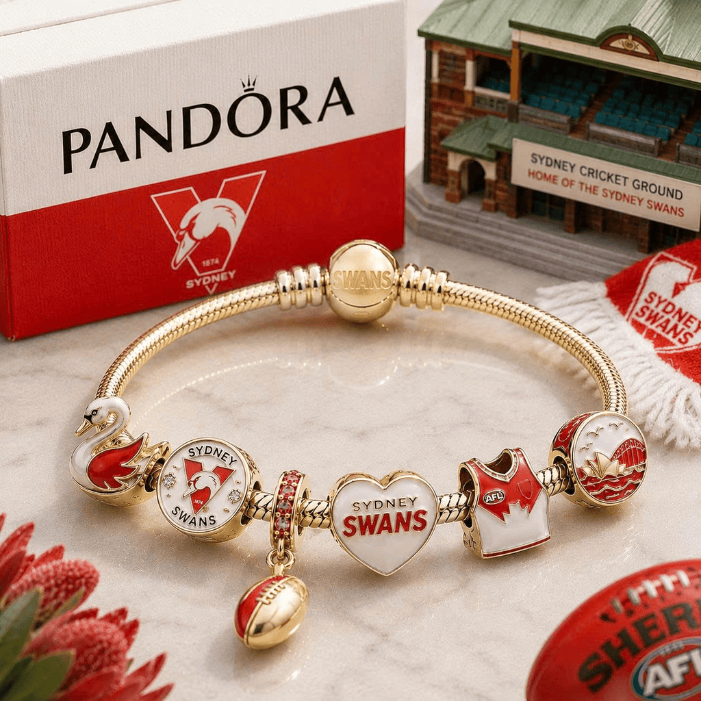 SNSW Gold Charm Bracelet Set VTH