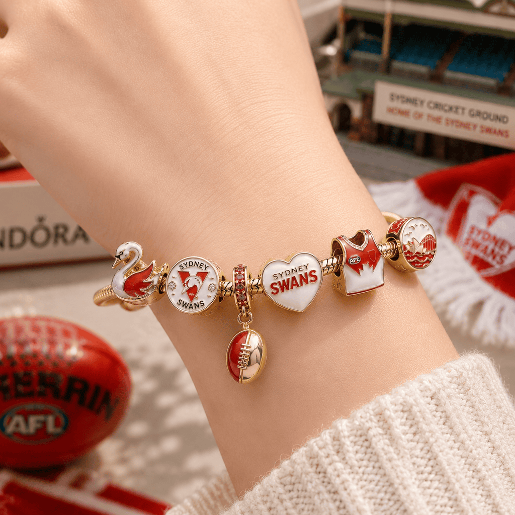 SNSW Gold Charm Bracelet Set VTH