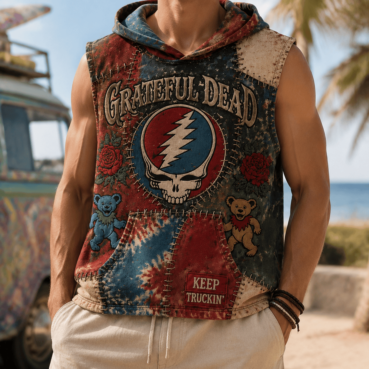 PREMIUM GRFD HOODED TANK NPL