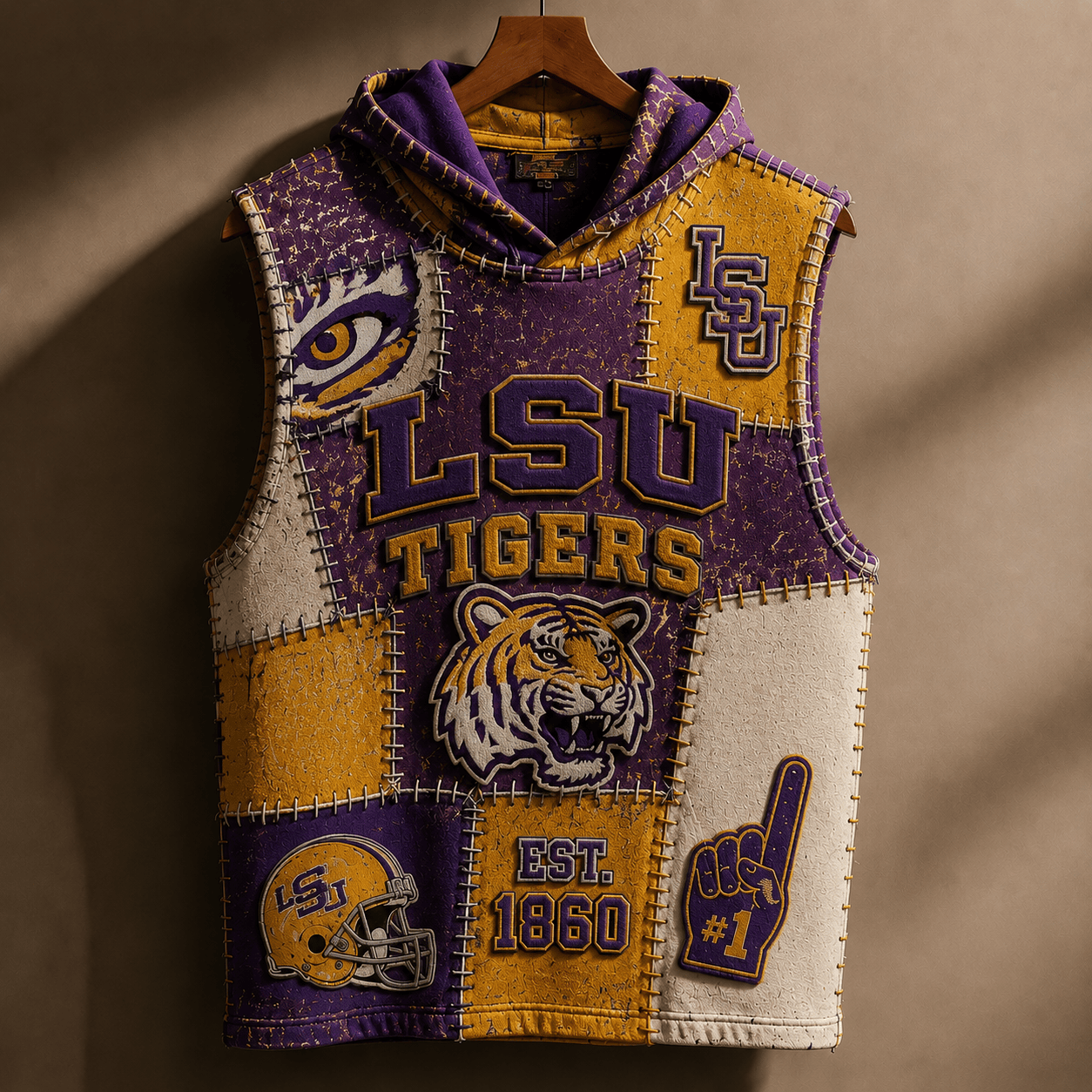 PREMIUM LSU HOODED TANK NPL