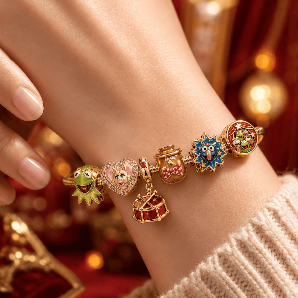 TMP Gold Charm Bracelet Set BMD