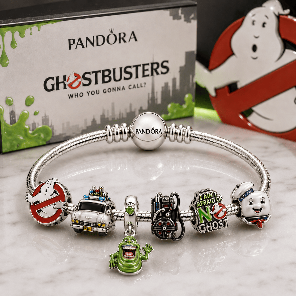 GHBS Silver Charm Bracelet Set BMD