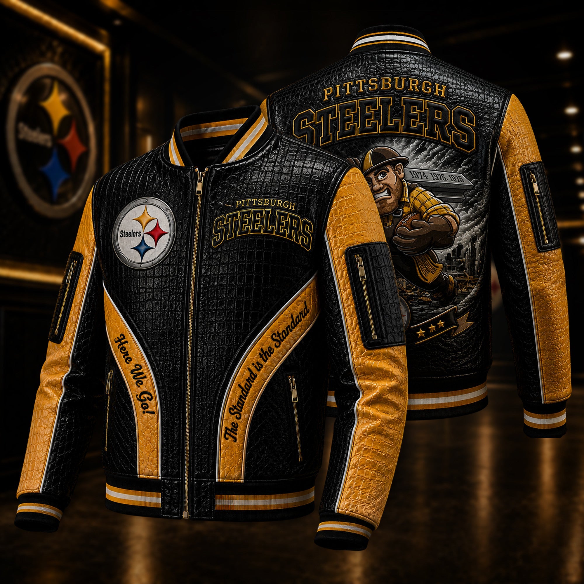 Premium PBS Leather Zipper Jacket PVNA