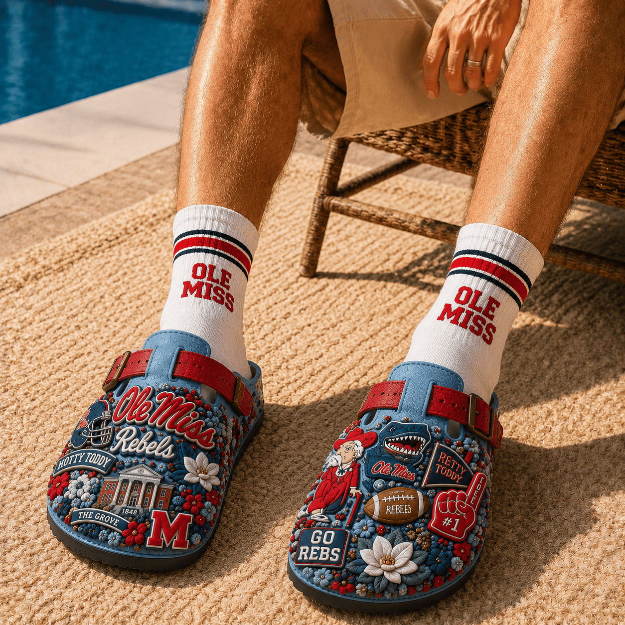 PREMIUM OMR MINK SUEDE CLOGS TTNL