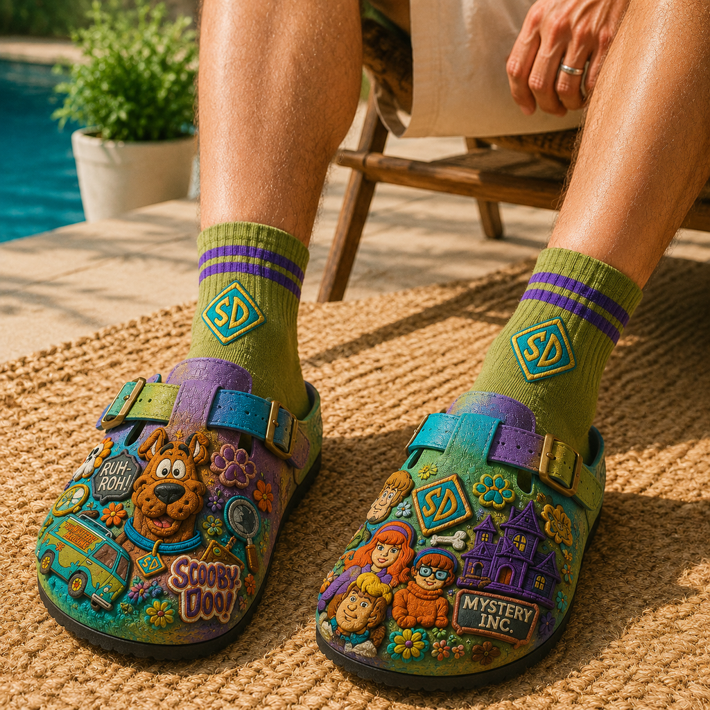 PREMIUM SCBD MINK SUEDE CLOGS TTNL