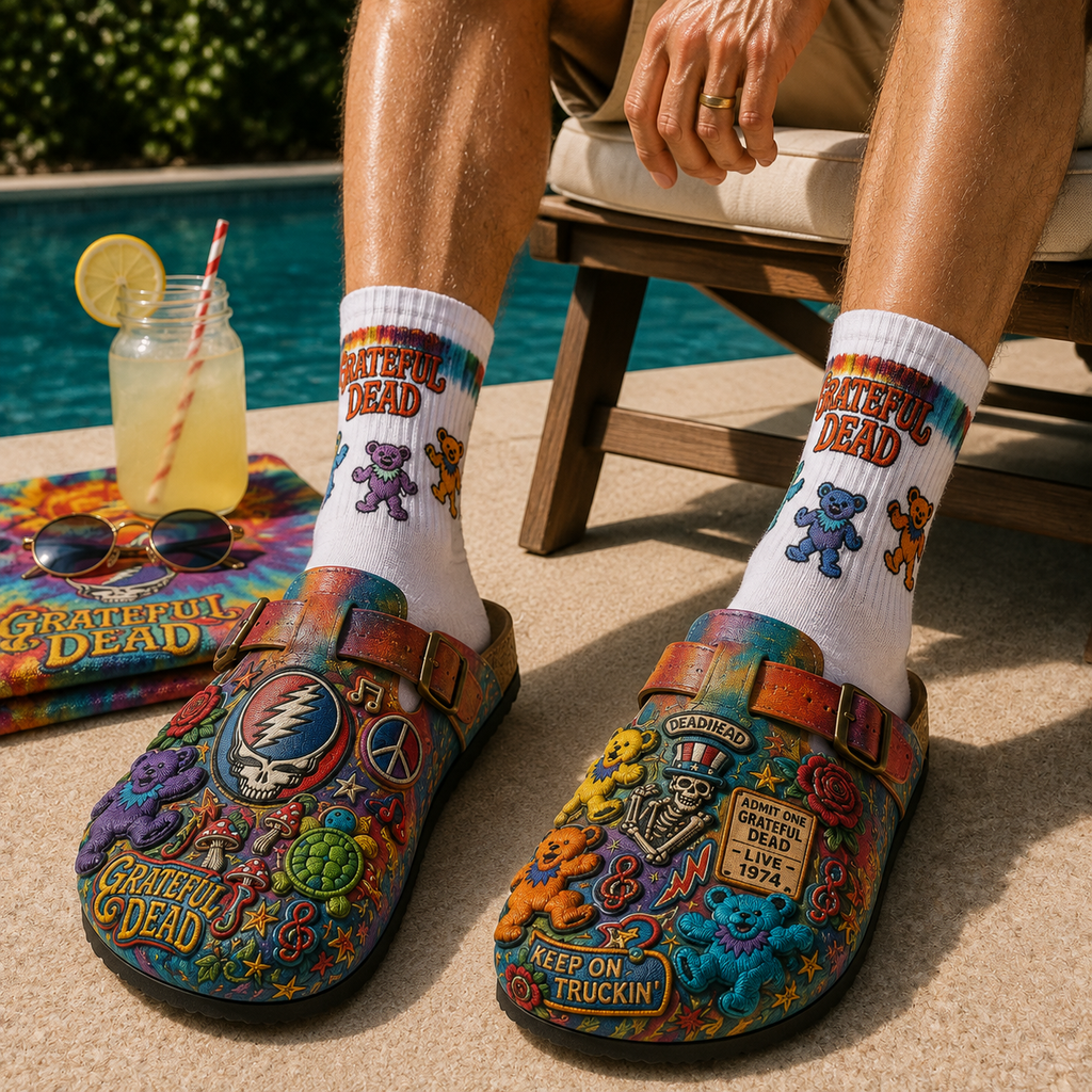 PREMIUM GRFD MINK SUEDE CLOGS TTNL